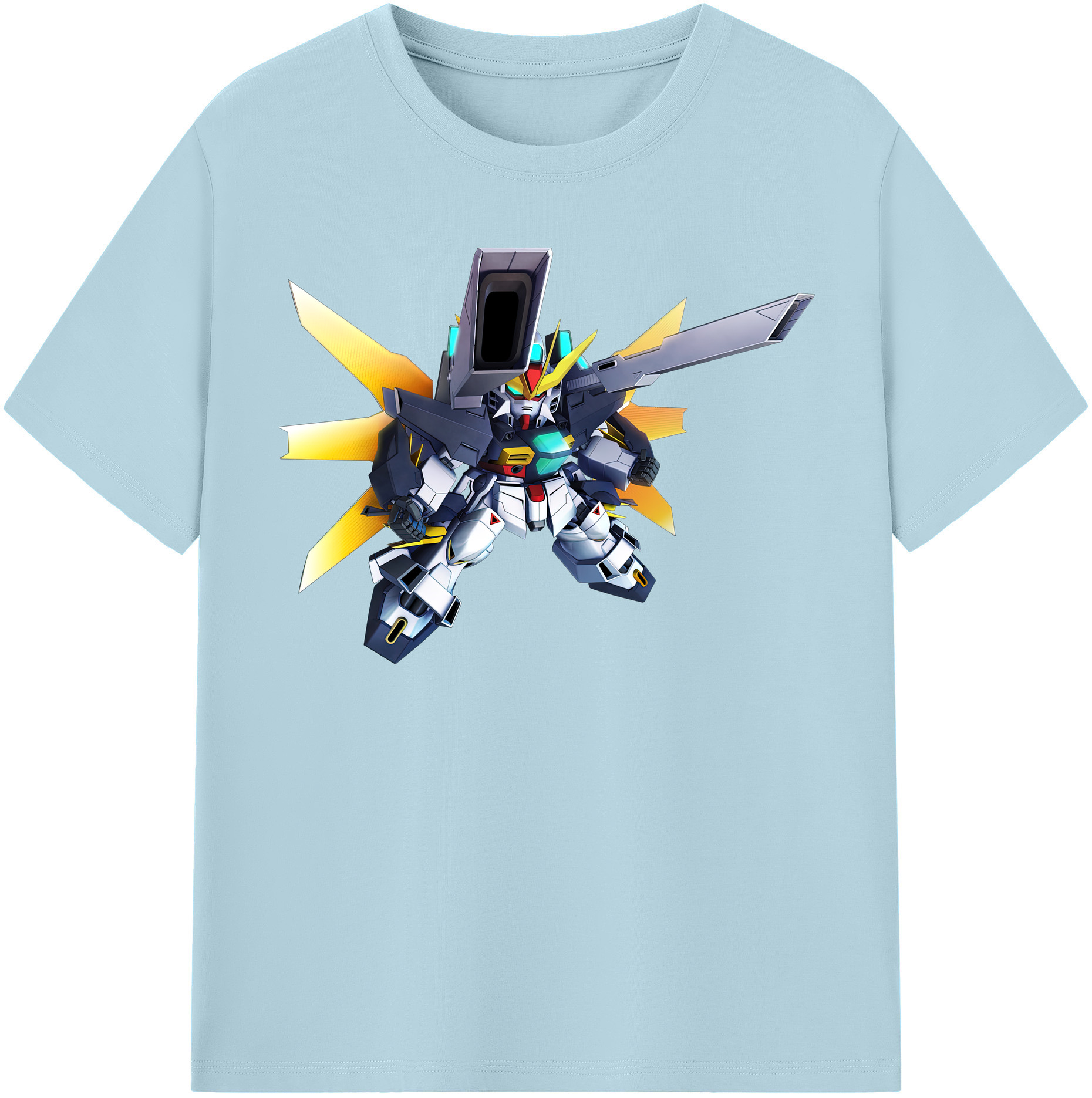 （画像用） 機動戦士ガンダム Mobile Suit Gundam 綿100％半袖Tシャツ（フロントプリント）